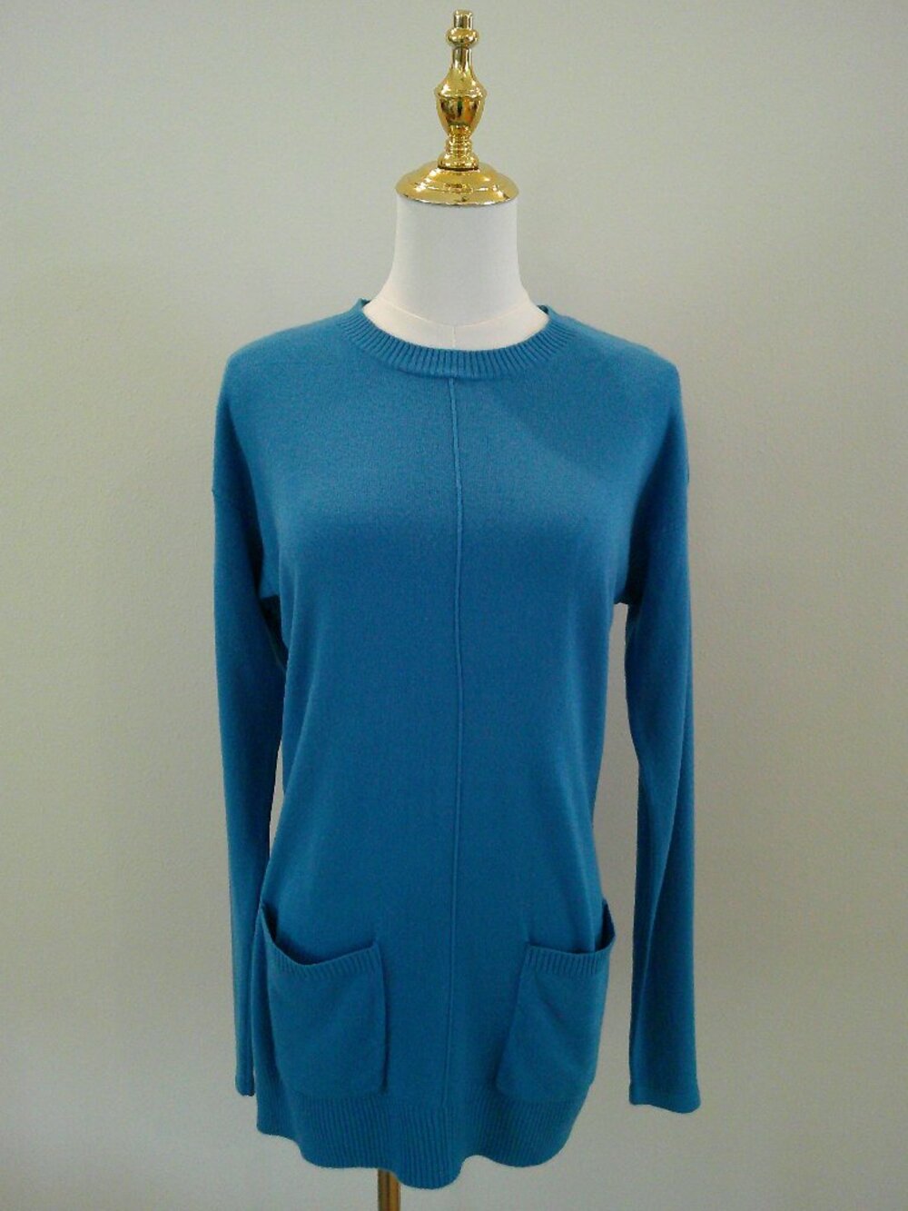 Maison Coupe Touch of Cashmere Blue Sweater Medium